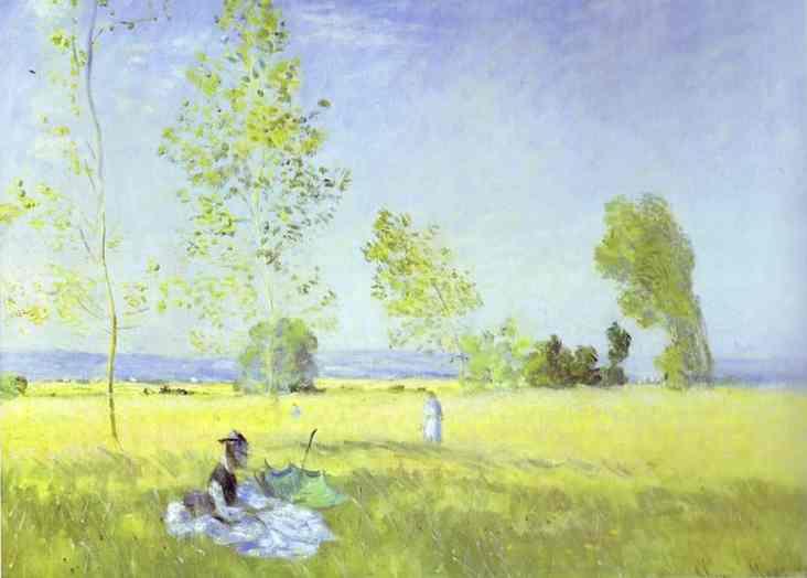 Claude Monet Fields of Bezons